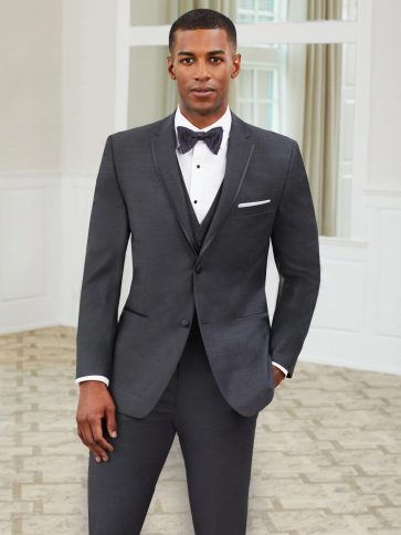 Dark grey on sale prom tux